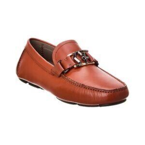 Salvatore Ferragamo Men's "PETER MVIT VENICE" Brown Leather Loafers SZ: 8.5 EE